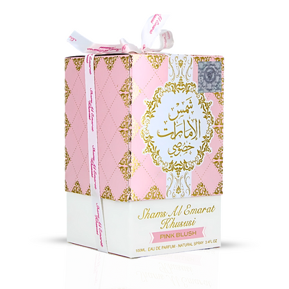 Pink Blush packaging box